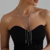 Spice Girl Style Subculture Long Fringed Necklace, Niche Design Sense, One Accessory and Two Accessories