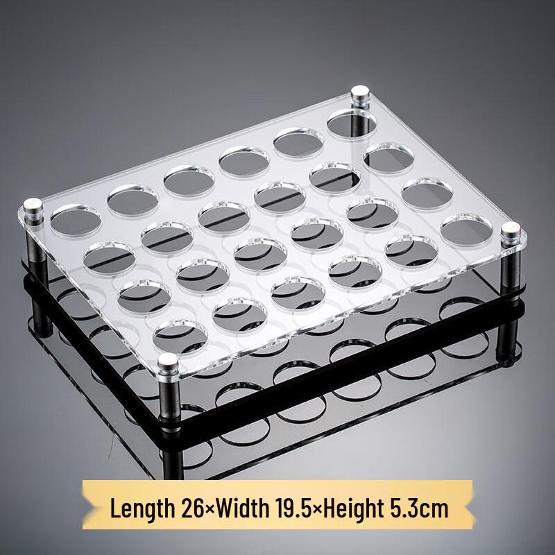 

Shangqi 24-Hole Black Shot Glass Rack