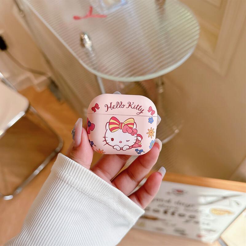 Fumade Pink Hello Kitty Protective Case for AirPods 4th Gen PL