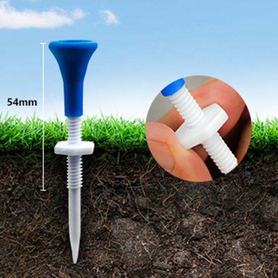 20 Stück Golf Tee Höhenverstellbar Scharfe Spitze Kunststoff Golfhalter Golf Trainingshilfe Driving Range Indoor Outdoor Golf Spike Set