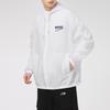 Puma Logo Print Sports Windbreaker Hooded Jacket Men Outerwear White 531487-02
