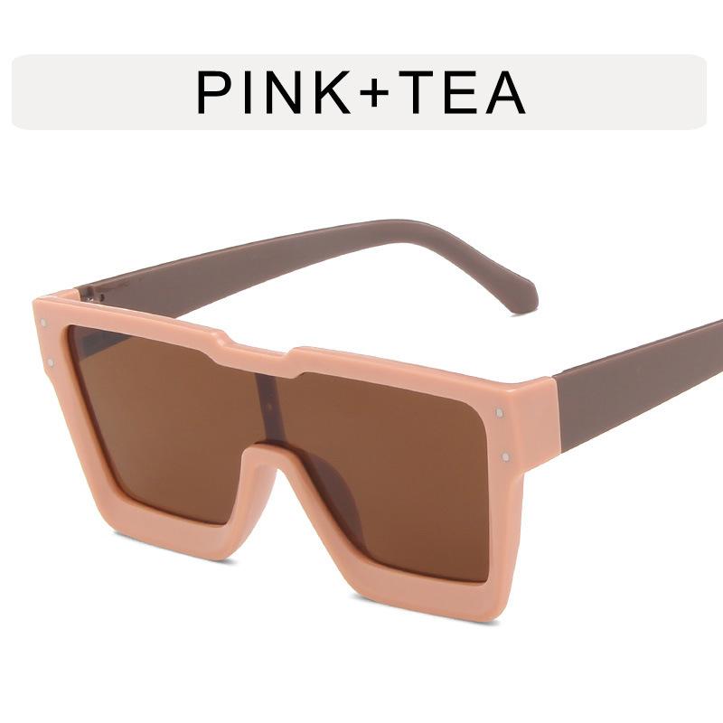 European American Style Women's Sunglasses Square Shape Outdoor UV Protection Glasses for Women Travelling Female Sunglass