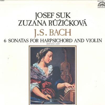 LP Record JOSEF SUK, JOHANN SEBASTIAN BACH, Z - 6. Sonatas For Harpsichord And Viol OQ71501S Supraphon 1977 Japan Classical Used
