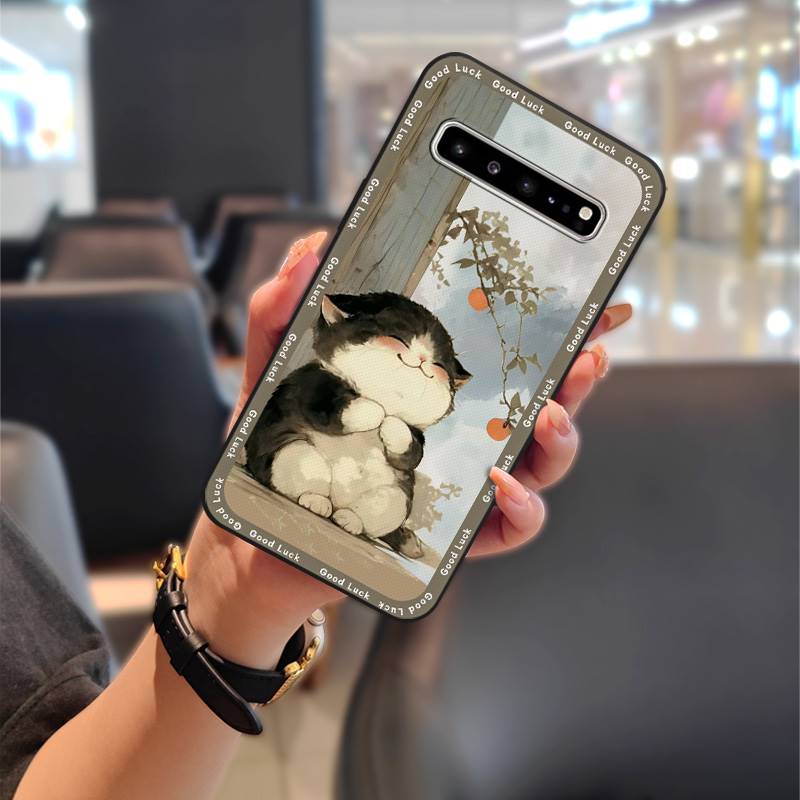 

Мультяшный Милый Чехол для Телефона для Samsung Galaxy S10 5G/SM-G977N Защитный Грязеотталкивающий Водонепроницаемый Граффити Пылезащитный ТПУ Samsung Galaxy S10 5G/SM-