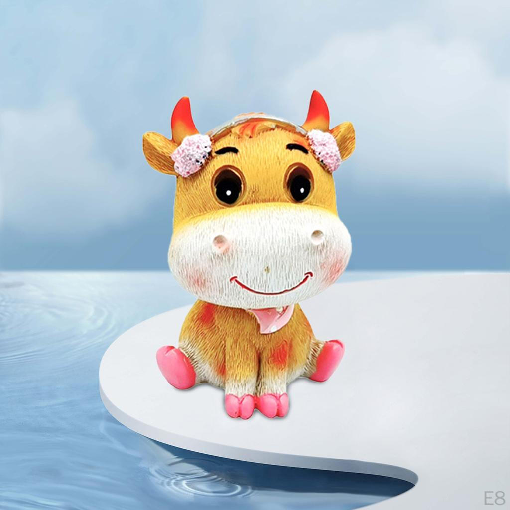 Head Toys Ornaments Car Dolls Decor Per