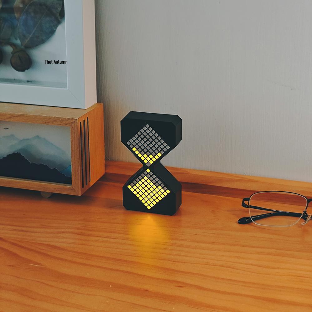 

Electronic Hourglass Novelty Black Desktop Ornament Gift for Men