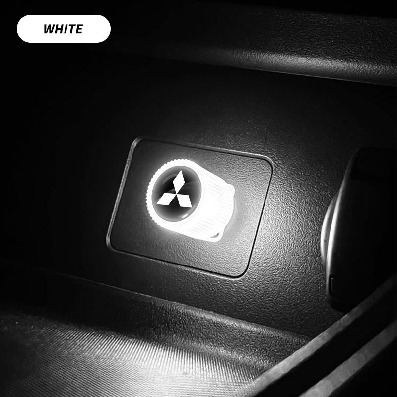 Мини USB светодиодная автомобильная лампа, атмосферостойкая лампа для салона автомобиля, для Mitsubishi Eclipse Lancer Outlander Pajero ASX Colt Space Triton Ex