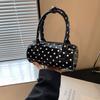 Super feurige Pünktchen tragbare Zylinder-Tasche Damen 2026 neue koreanische Nischen-Umhänge-Umhängetasche vielseitige Boston-Tasche