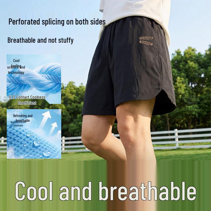 Baleno Men's Summer Casual Straight-Fit Shorts
