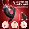 Night Sakura Silicone Waterproof Anal Plug with Microcurrent