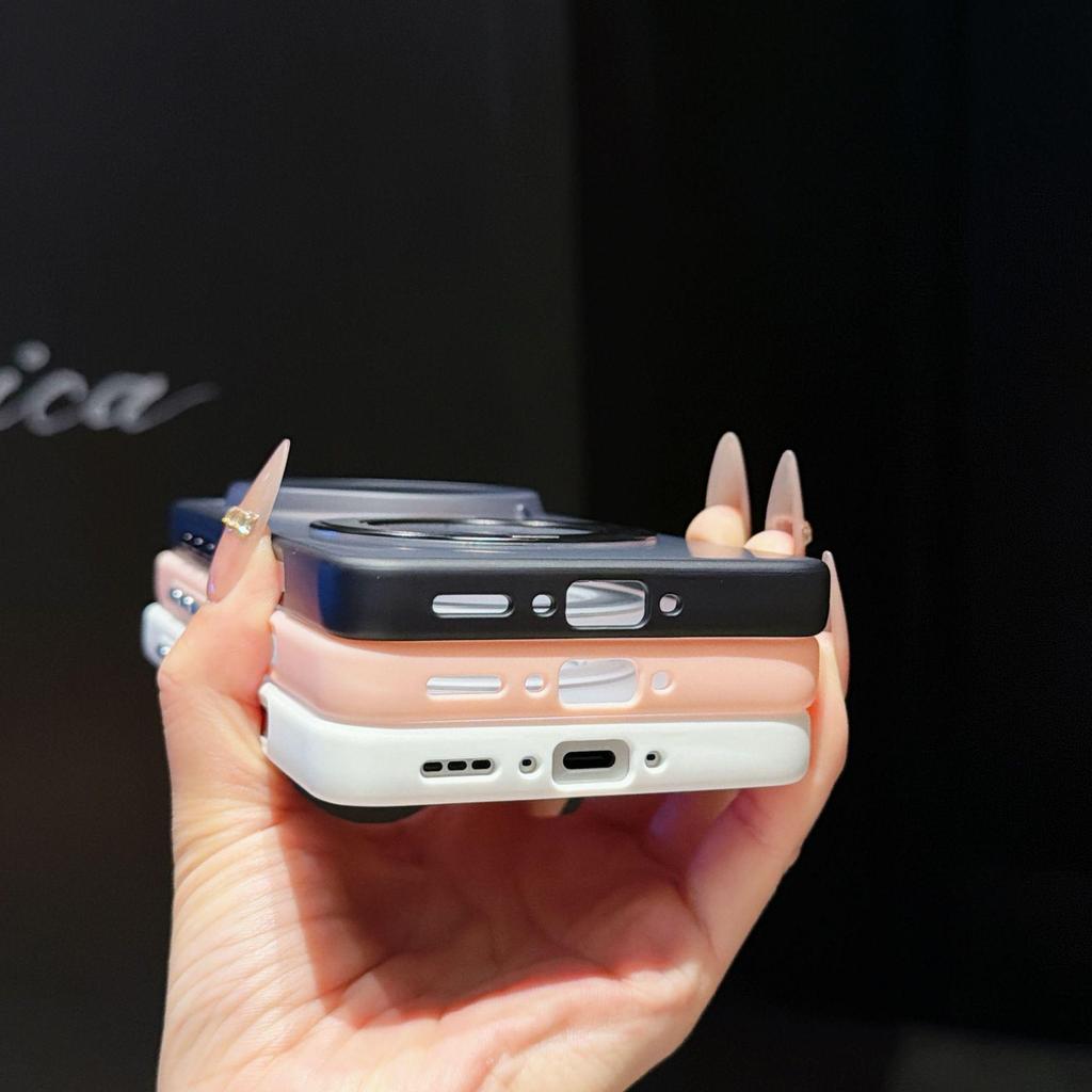 OPPO FindX9 Ultra Magnetic Rotating Bracket Frosted Phone Case