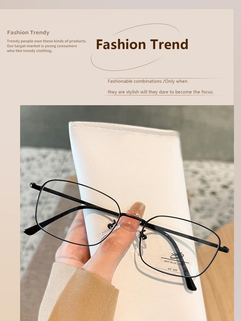 New Gold Wire Square-framed Glasses Can Be Matched With Myopia Trends And Versatility Without Picking On The Face