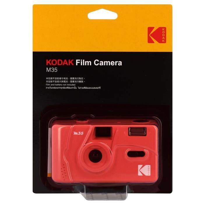 Appareil photo argentique - KODAK - M35 - 35mm - Rouge - Rechargeable