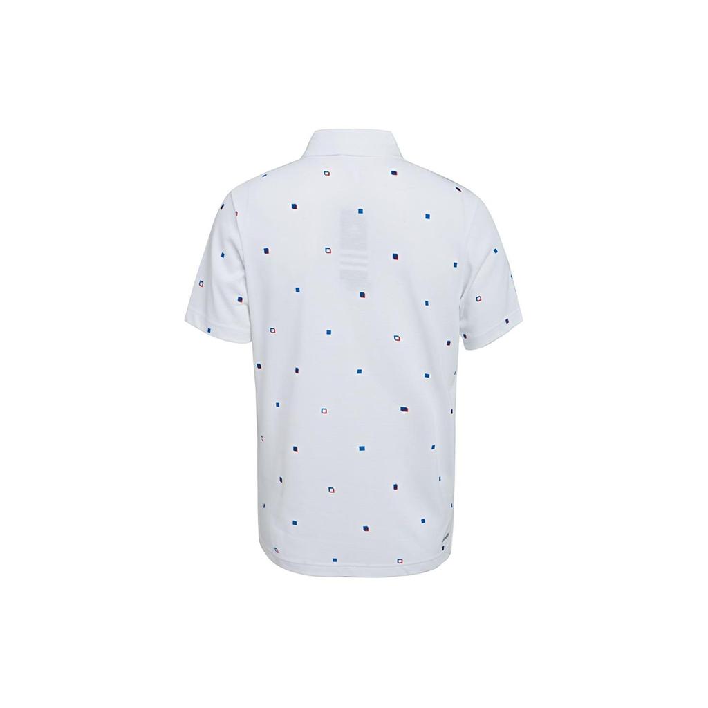 Adidas CT Serie Pullover Gedrucktes Kurzarm-Polohemd Herren Poloshirts Weiß AE8472