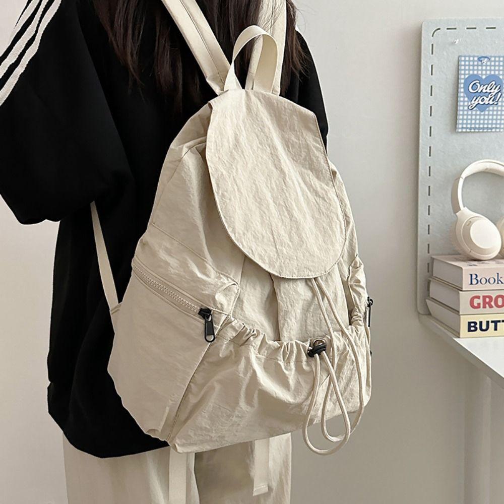 Lightweight Drawstring Backpack Korean Style Student Schoolbag Fashion Travel Backpack  Teenagers