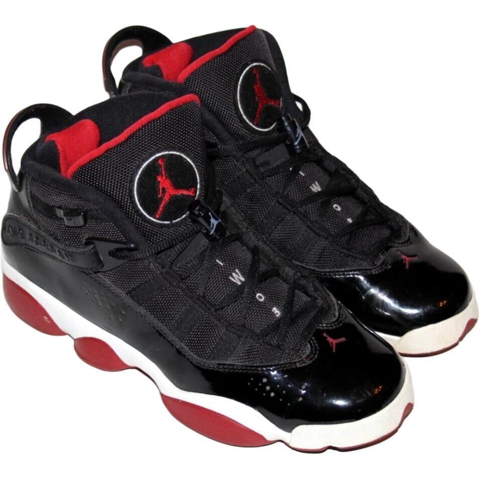 Jordan 6 Anelli Nero Varsity Rosso GS 323419-062