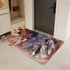 Hilarious G-Gintama Floor Mat Flannel Door Mat Non-Slip Absorbent Washable Indoor Home Rug