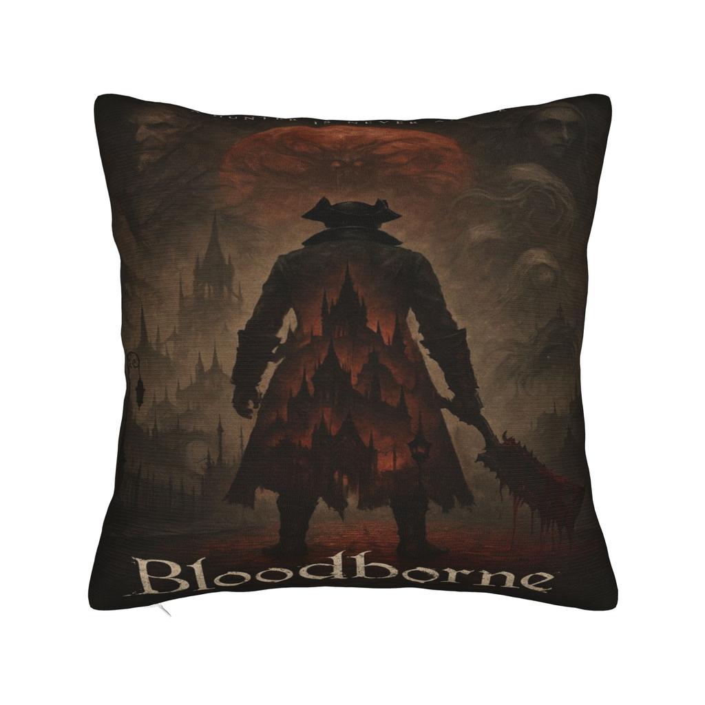 Bloodborne  Printing Pillowcase Cushion Cover  Throw Pillow Cover Y2K Seater Decor Zippered Multi-Size