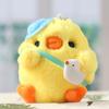 Car Key Ring Christmas Gifts Chicken Plush Toy Keyring Plush Keychain Little Yellow Chicken Pendant