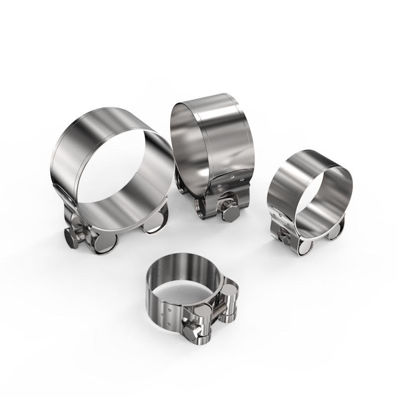 Stainless Steel Car Exhaust Widened Hose and Pipe Clamp