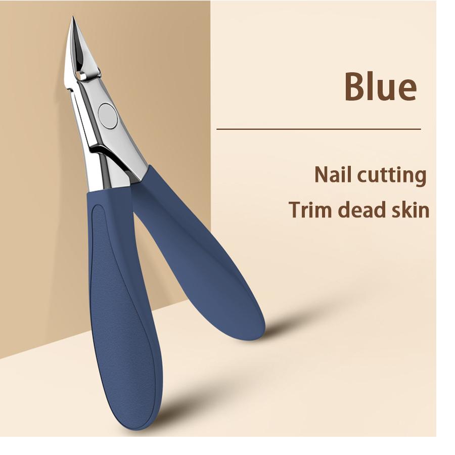 

Single Nail Clipper Nail Groove Specialized Nail Clipper Set With Inlaid Nail Clippers Oblique Mouth Foot Repair Tool Eagle синій