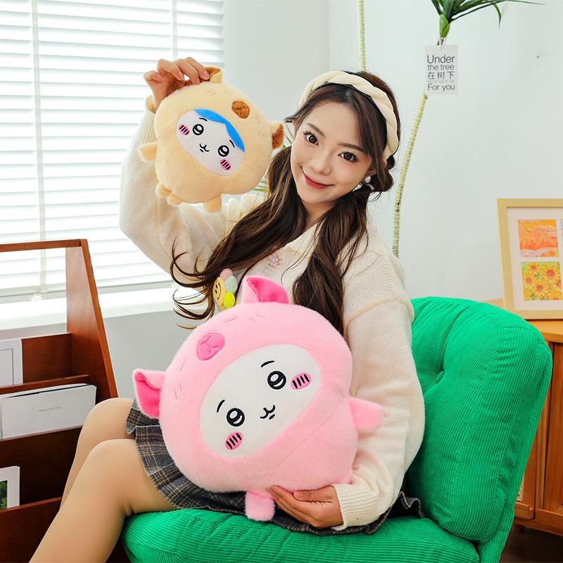 New Usage Plush Toy Turned Into Little Eight Doll Kapibara Doll Throw Pillow Birthday Gift