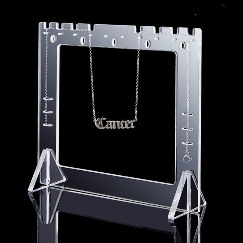 Sturdy Acrylic Jewelry Holder For Easy Movement In Any Setting Daily Use