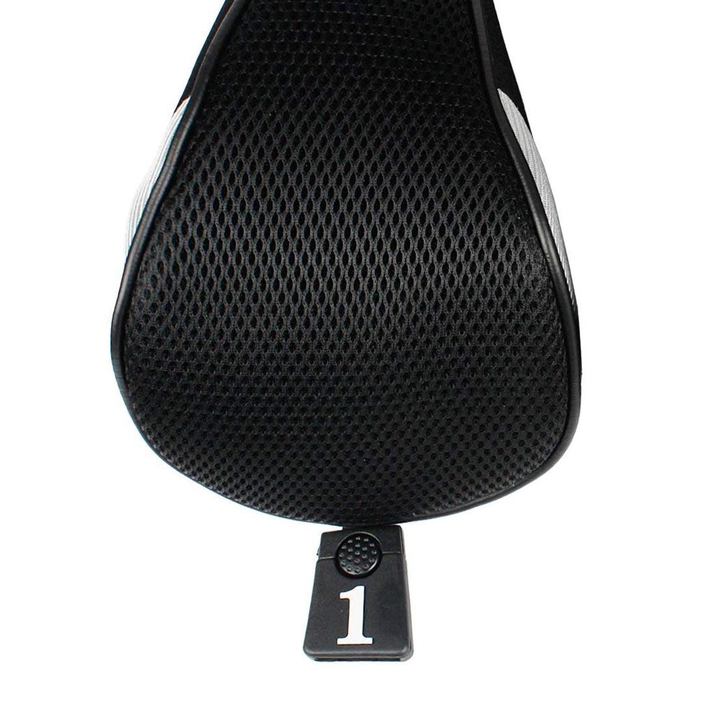 Andux Golf Wood Driver Long Set of Compatible with 460cc Golf Headcovers, Neck, 5, Clubs, MT/MG34 (Black)