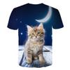 2024 Men/woman High Quality Brand T-shirt Hombre New Men T-shirt Casual Short Sleeve O-neck Fashion Funny Cat Printed 3D T Shirt
