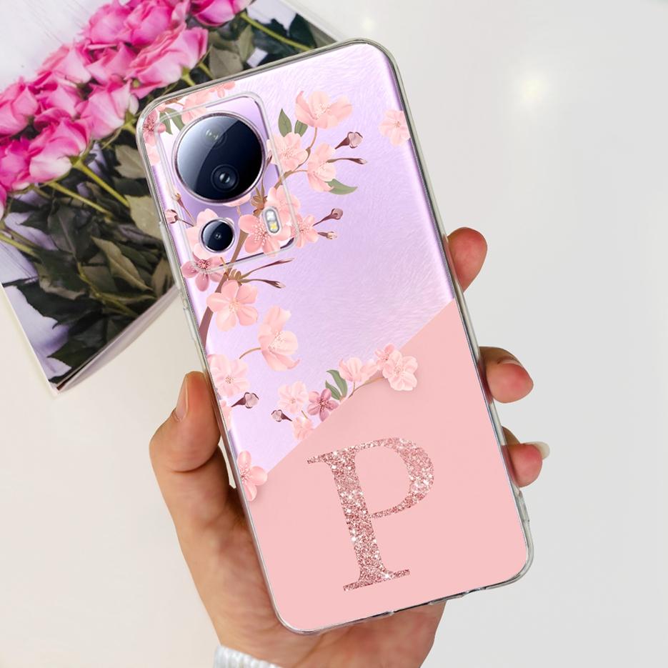For Xiaomi 13 Lite Case Civi2 New Letters Cover Clear Silicone Phone Case For Xiaomi Civi 2 Mi 13 Lite Soft Fundas 6.55'' Bumper