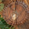 Set di 7 collane lunghe Boho con ciondoli marroni, catena per maglione, design con conchiglia turchese, gioielli tribali, decorazioni per feste, sollevatori