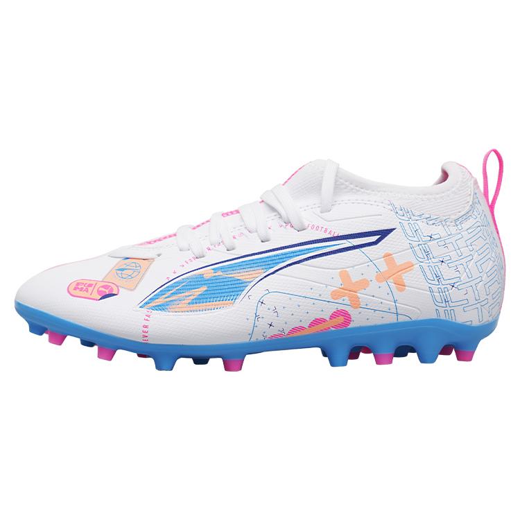 

Puma Ультра 5 Серия Комфортный Универсальный Mg (Резиновые короткие шипы) Износостойкие амортизирующие футбольные бутсы для искусственного газона 108175-01 35.5