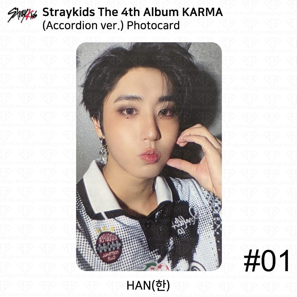 Stray Kids 4. Album Karma wersja Akordeon Oficjalna Fotokarta