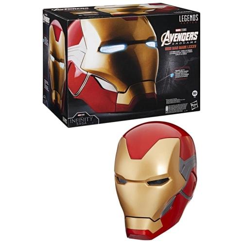 

Hasbro (HASBRO) MARVEL Marvel Legends Series Iron Man Mark LXXXV Premium Electronic Helmet with Light Effects, Avengers: Endgame Adult Collectible Rol