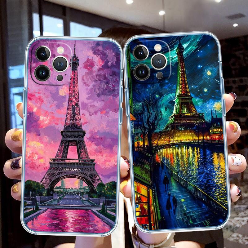 CJ57 France Paris Eiffel tower Case for Motorola E13 E15 E20 E22 E22I E22S E30 E32 E40 E7 E7I G Plus Power Play Stylus G22 G14