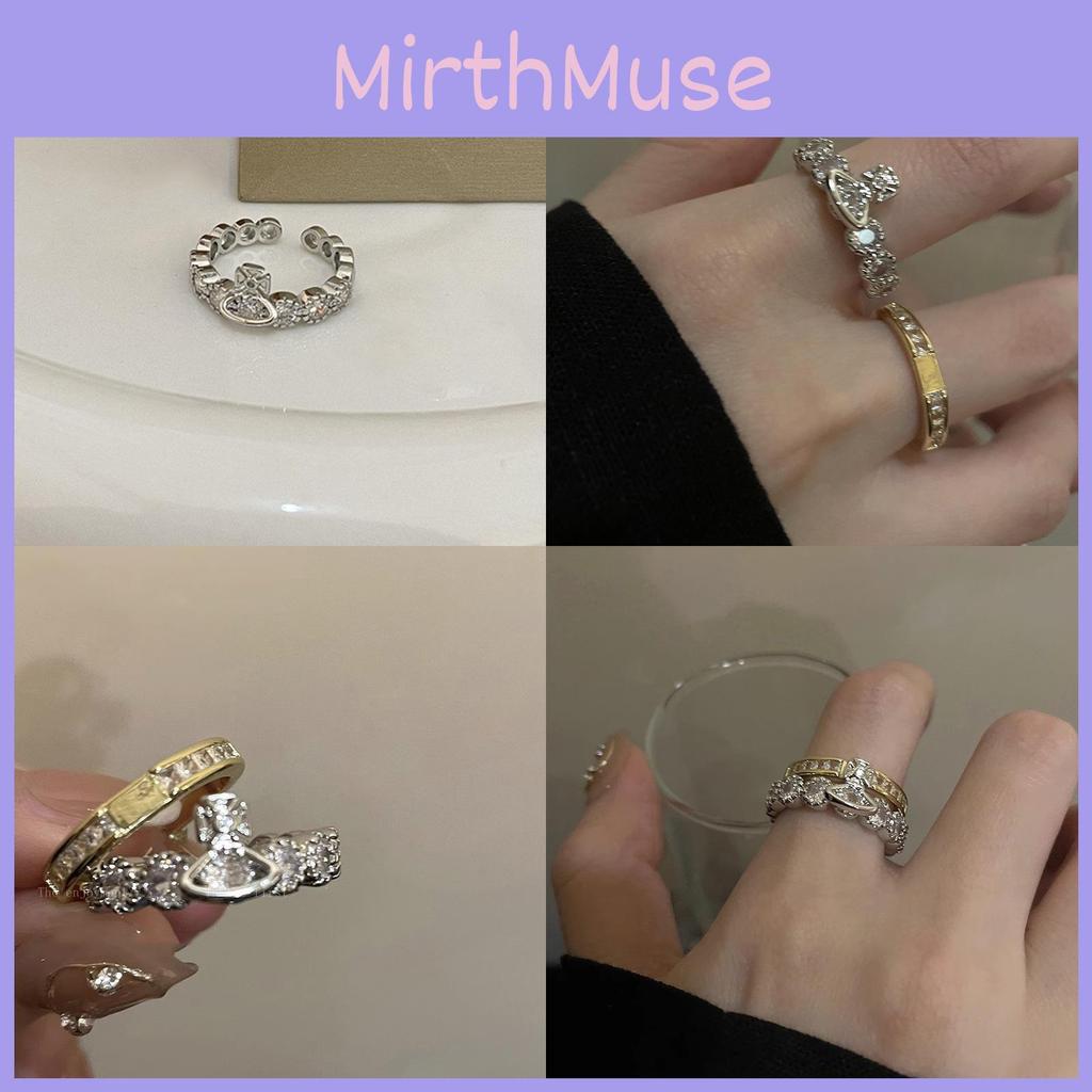 Stunning Double Layer Zircon Ring For Women With Adjustable Split Design Fashionable And Elegant