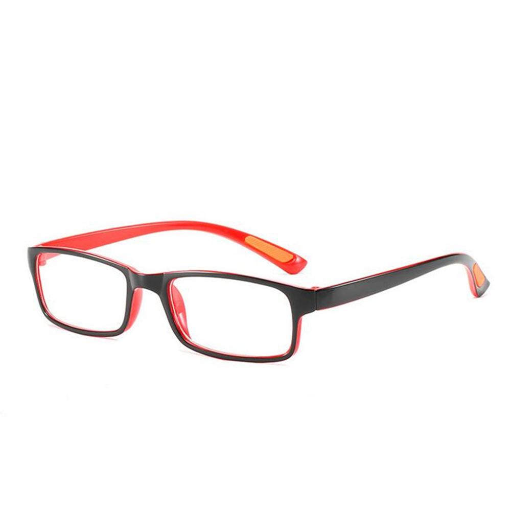 

Ultra-light TR90 Square Myopia Glasses With Degree Women Men Student Prescription Eyeglasses Black-Red Frame -0.5 -1.0 To -6.0 0