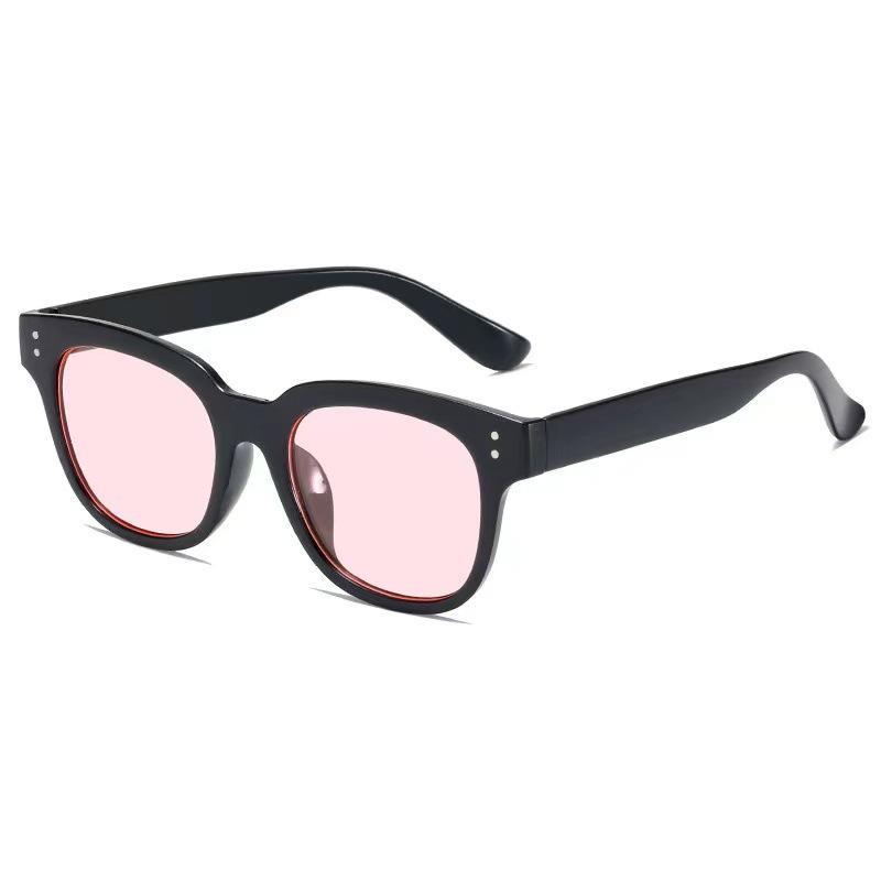 Retro Box Sunglasses Men'S And Women'S Trend Plain Artifact Glasses Sunscreen Sunglasses