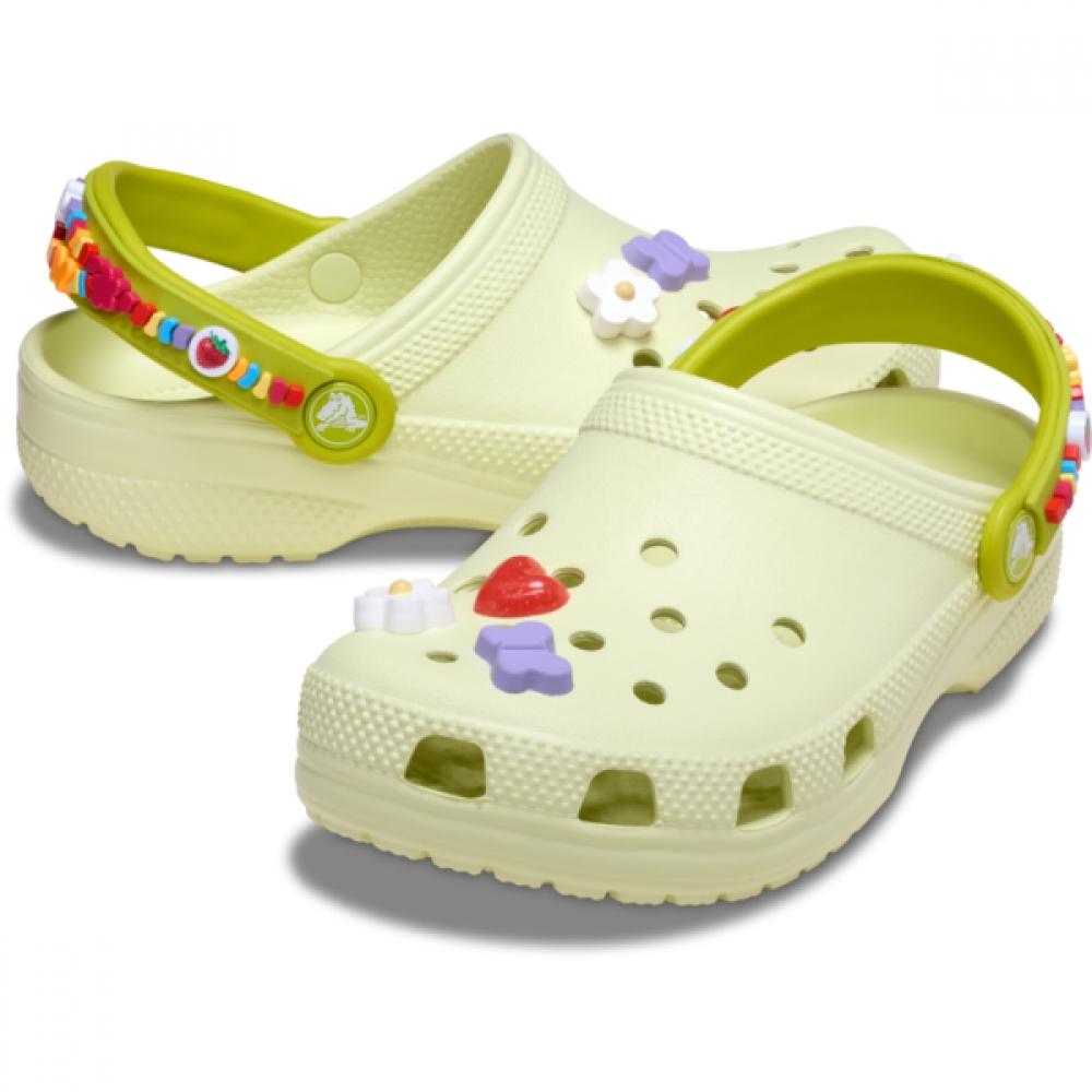 

Crocs Classic Friendship Bracelet Clog Kids 211306 3zl J2(210)