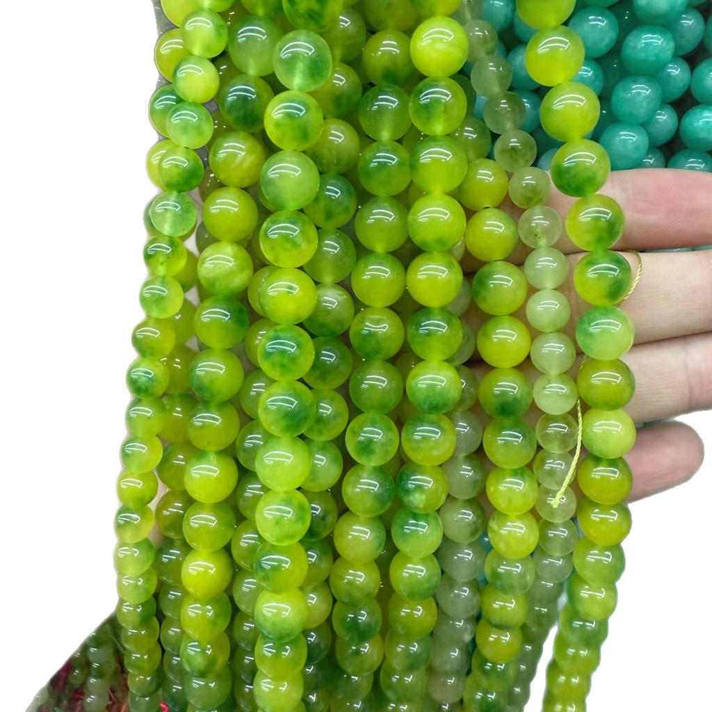 Natural Two-Tone Chalcedony Flower Beads for Handmade Jewelry
