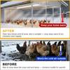 Durable PVC Chicken Coops Cover With Rope Reinforced Edges For Outdoor Poultry Shelter And Winter Insulation