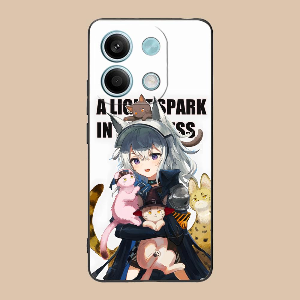 Arknights Grani Matte TPU Mobile Phone Case for POCO F8 F7 F6 F5 F4 F3 F2 Pro GT C75 C71 C65 C61 C40 Pro Ultra Colorful Cover