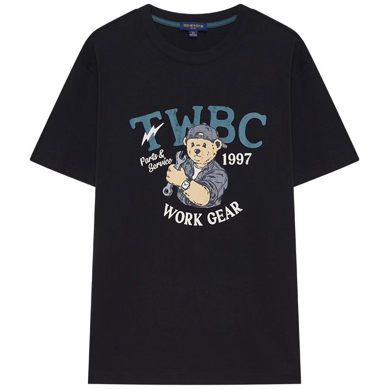 

Teenie Weenie Men s Vintage Print Crew Neck T-Shirt XL