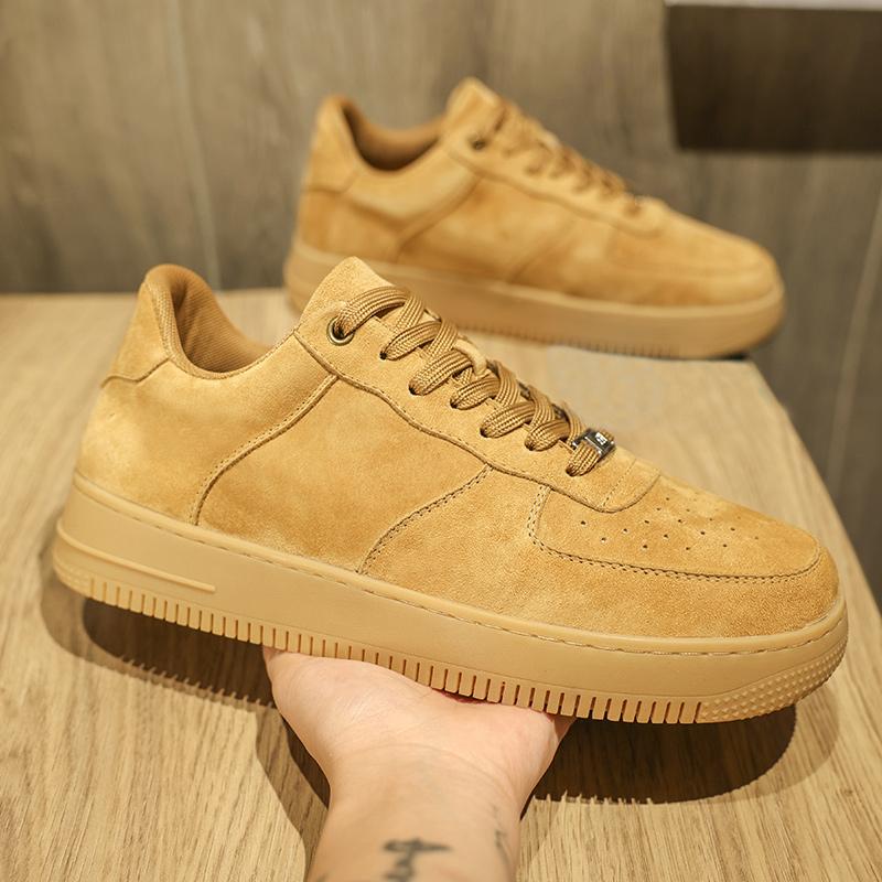 Fashion New Arrival Men's Casual Shoes Spring Autumn Men Sneakers Breathable Leather Skateboard Footwear Super Soft Male Tenis Masculino