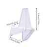 10pcs Clear Acrylic Coin Display Stand Holders Easel Card Commemorative Challenge Capsule Medal Support Racks