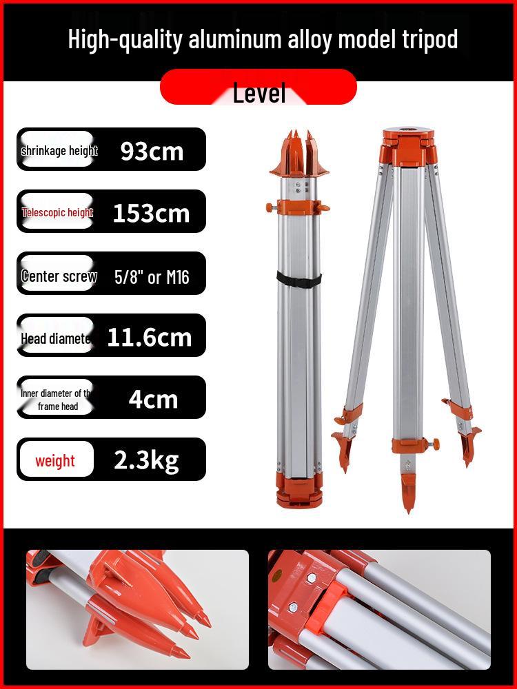 Level Holder Tripod for Surveying Instruments: Total Station, Theodolite, and Measuring Accessories