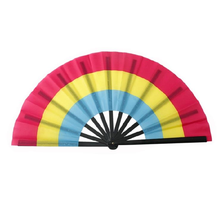 Portable Rainbows Folding Fans Colourful Fans Hand Fans Small Foldable Hand Fan