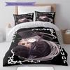 Pościel z motywem Czarnego Lokaja, Zestaw kołdry, Poszewka na kołdrę, Poszewka na poduszkę, Domowy prezent urodzinowy (1 * poszwa na kołdrę + 2 * poszewki na poduszki, bez rdzenia)