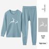Men's Cotton Thermal Underwear Set for Autumn & Winter – Youth Round Neck Antibacterial