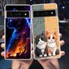 Чохол для телефону CAT для Google Pixel 8 7 6 5 4 4XL Ударостійкий Силіконовий 7A 6A 5A 4A 3A 3AXL Pro 5G Прозорий Корпус Чохли Сумки